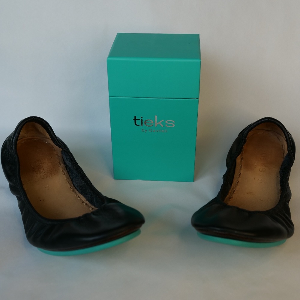 Tieks - Matte Black Ballet Flats - SIZE 11 Medium Width